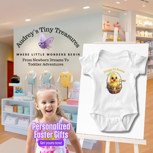 Personalisierter OsterBaby-Bodysuit Baby Strampler