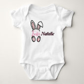 Personalisierter OsterBaby-Bodysuit Baby Strampler (Vorderseite)