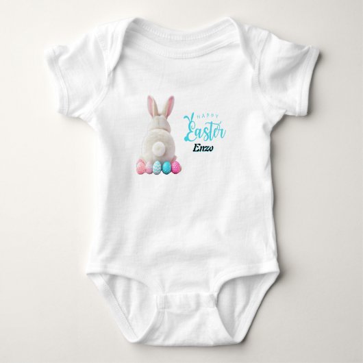 Personalisierter OsterBaby-Bodysuit Baby Strampler (Vorderseite)