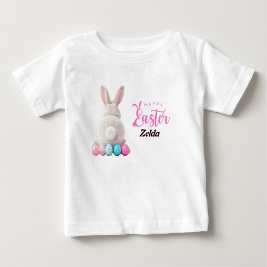 Personalisierter Osterbaby-T - Shirt (Vorderseite)