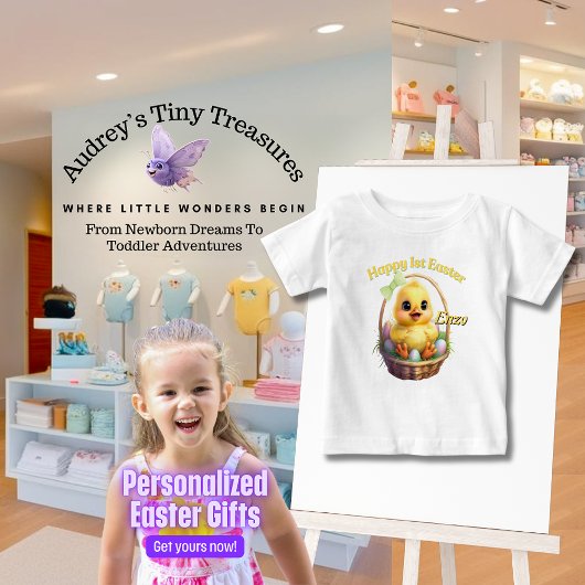 Personalisierter Osterbaby-T - Shirt
