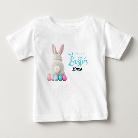 Personalisierter Osterbaby-T - Shirt (Vorderseite)