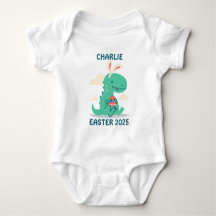 Personalisierter Osterdino Bodysuit