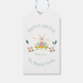 Personalisierter Osterfeiertag Geschenkanhänger (Vorderseite)