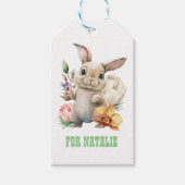 Personalisierter Ostergeschenk-Tag Geschenkanhänger (Vorderseite)