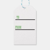 Personalisierter Ostergeschenk-Tag Geschenkanhänger (Rückseite)