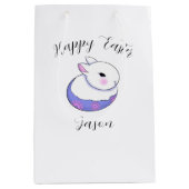 Personalisierter Ostergeschenkbeutel Mittlere Geschenktüte (Vorderseite)