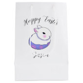 Personalisierter Ostergeschenkbeutel Mittlere Geschenktüte (Rückseite)