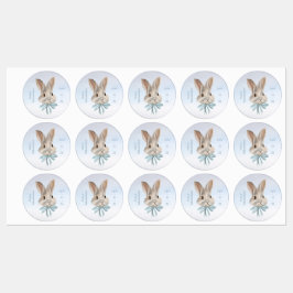 Personalisierter Osterhase-Aufkleber Etiketten