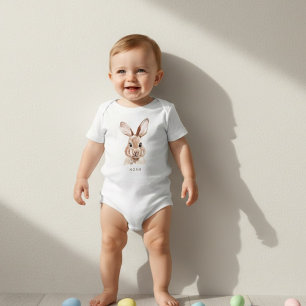Personalisierter Osterhase Benutzerdefinierter N Baby T-shirt