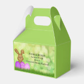 Personalisierter Osterhase für Kinder - Schachtel Geschenkschachtel (Rückseite)