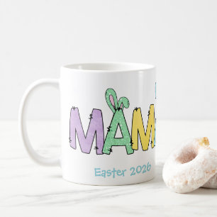 Personalisierter Osterhase Mama Foto Kaffeetasse