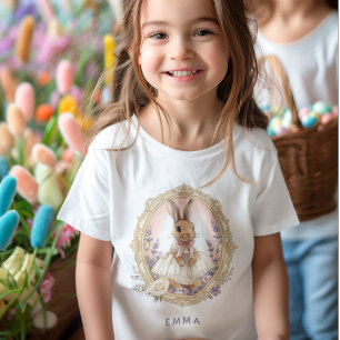 Personalisierter Osterhase mit individuellem Namen Baby T-shirt