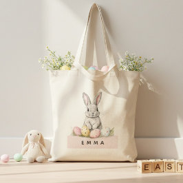 Personalisierter Osterhase mit Namen, individuell Tragetasche