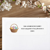 Personalisierter Osterkorb und Teigeier