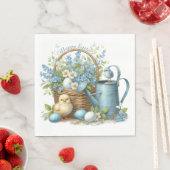 Personalisierter Osterküken Serviette (Beispiel)