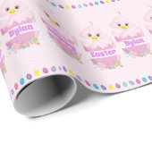 Personalisierter Osterschein Geschenkpapier (Rolleneckpunkt)