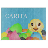 Personalisierter Osterschneider Schneidebrett (Vorderseite)