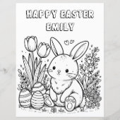 Personalisierter Ostersonnenbrief für Kinder (Rückseite)