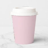 Personalisierter Ostersonntags-Brunch-Papierbecher Pappbecher (Rückseite)