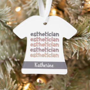 Personalisierter Östhetiker Kosmetologe Beautician Ornament