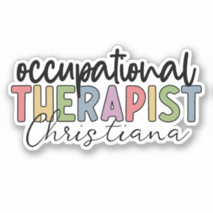 Personalisierter OT-Arbeitstherapeut Aufkleber