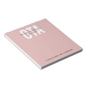 Personalisierter OTA-Assistent Notizblock (angewinkelt)