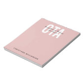 Personalisierter OTA-Assistent Notizblock (Rotiert)