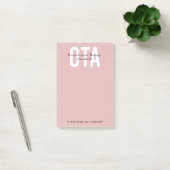 Personalisierter OTA-Assistent Post-it Klebezettel (Büro)