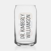 Personalisierter OTD Doktor der Arbeitstherapie Dosenglas (Rückseite)