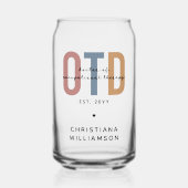 Personalisierter OTD Doktor der Arbeitstherapie Dosenglas (Vorderseite)