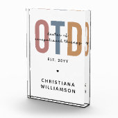 Personalisierter OTD Doktor der Arbeitstherapie Fotoblock (Rechts)