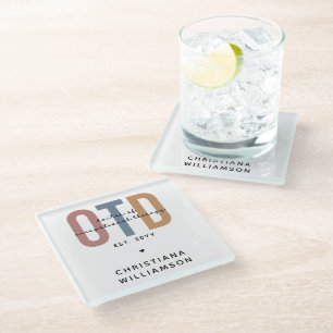 Personalisierter OTD Doktor der Arbeitstherapie Glasuntersetzer