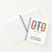 Personalisierter OTD Doktor der Arbeitstherapie Notizblock (Innenseite)