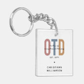 Personalisierter OTD Doktor der Arbeitstherapie Schlüsselanhänger (Vorderseite links)