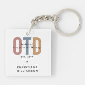 Personalisierter OTD Doktor der Arbeitstherapie Schlüsselanhänger (Rückseite)