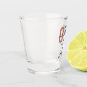 Personalisierter OTD Doktor der Arbeitstherapie Schnapsglas (Links)