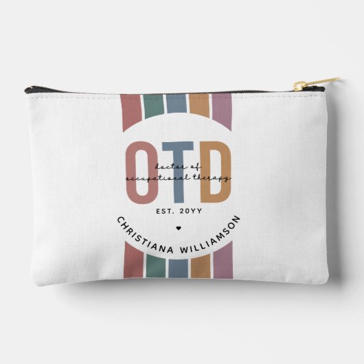 Personalisierter OTD Doktor der Arbeitstherapie Zubehörtasche (Rückseite)