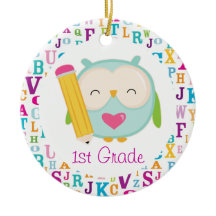 Personalisierter Owl Teacher Ornament