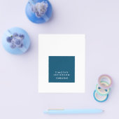 Personalisierter Ozean Blaues Weiß Elegant Moderne Flyer (Einzeln)