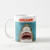 Personalisierter Ozean Funny Funny Kaffeetasse (Links)