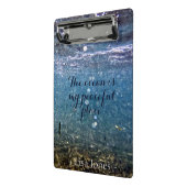 Personalisierter Ozean Unterwasser Mini Clipboad Klemmbrett (Gewinkelt2)