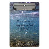 Personalisierter Ozean Unterwasser Mini Clipboad Mini Klemmbrett (Vorderseite)