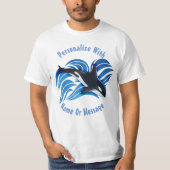 PERSONALISIERTER OzeanOrca T-Shirt (Vorderseite)