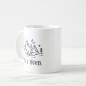 Personalisierter Paarbecher, Hochzeitsgeschenkidee Kaffeetasse (Vorderseite Links)