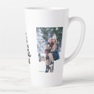 Personalisierter Paarfoto-Weihnachtsbecher Milchtasse