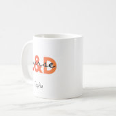 Personalisierter PACU-Krankenschwester-Name Kaffeetasse (Vorderseite Links)