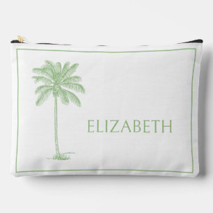 Personalisierter Palm Palmetto Tree Zubehörtasche