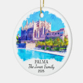 Personalisierter Palma-Ornament, Geschenk von Mall Keramik Ornament (Links)