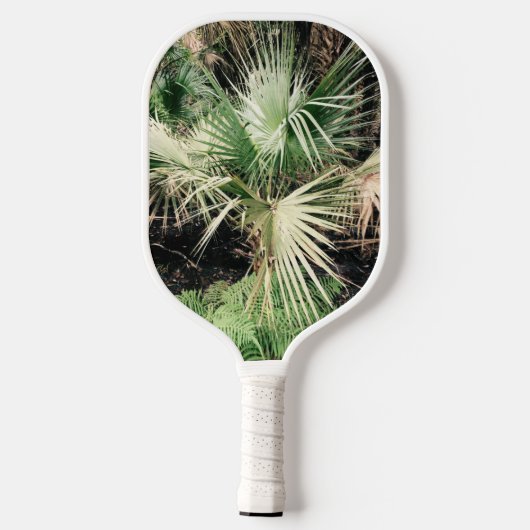 Personalisierter Palmenbaum Pickleball Racket Pickleball Schläger (Rückseite)